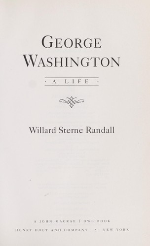 Cover of Washington: A Life